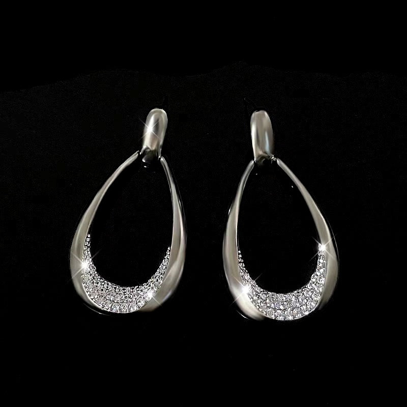 14K Gold-Plated Luxury Big Water Drop Earrings