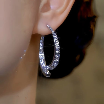14K Gold-Plated Luxury Cross Fishtail Earrings