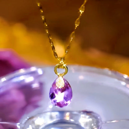 14K Gold-Plated Luxury Daimond Drop Earrings