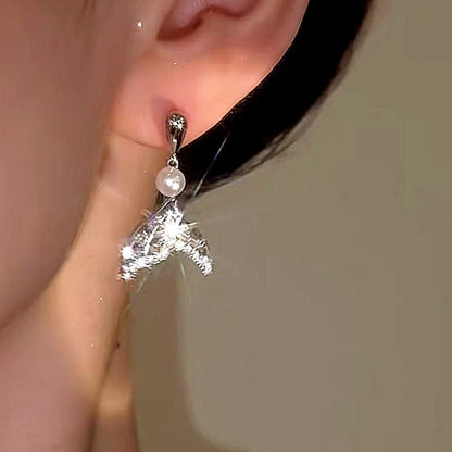 14K Gold-Plated Luxury Fishtail Earrings