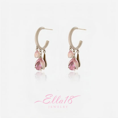 14K Gold-Plated Luxury Tulip Flower Earrings
