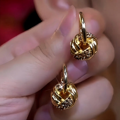 14K Gold-Plated Ring Hoop Earrings