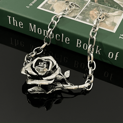 14K Gold-Plated Rose Necklaces