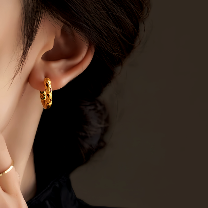 14K Gold-Plated Small Hoop Earrings