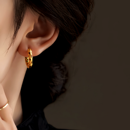 14K Gold-Plated Small Hoop Earrings