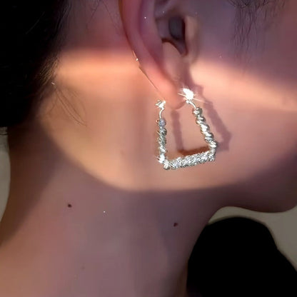 14K Gold-Plated Square Earrings