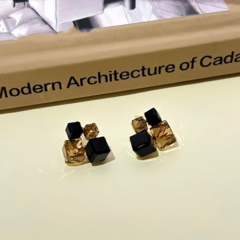 14K Gold-Plated Sugar Cube Earrings