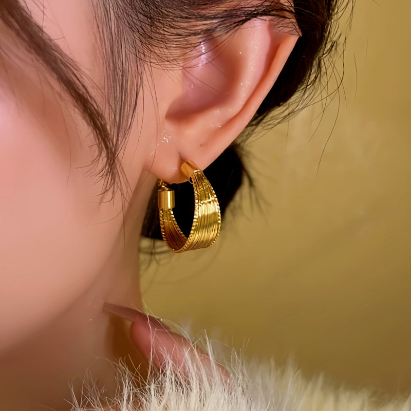 14K Gold-Plated Wire Wrapped Earrings