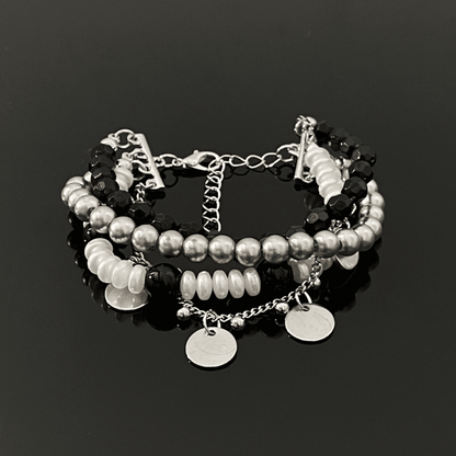 14K Gold-plated Beaded Bracelets