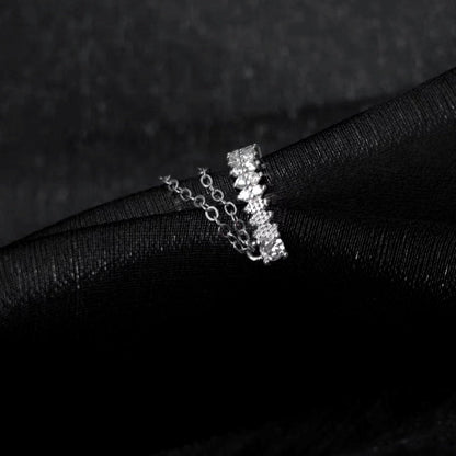 14K Gold-plated Diamond Chain Ear Clips ( 1 PCS )