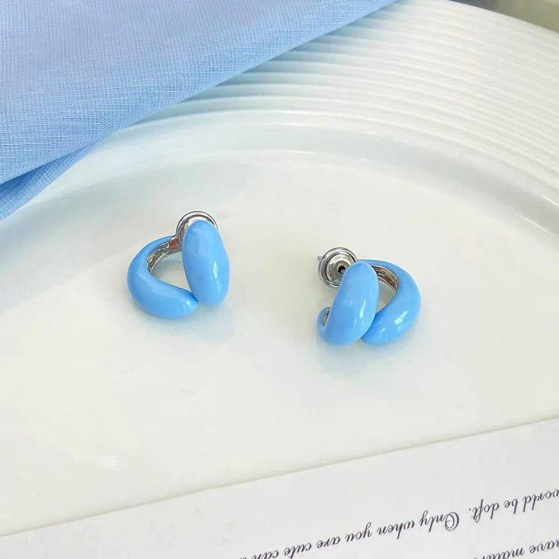 14K Gold-plated Double C Earrings