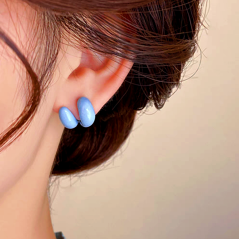 14K Gold-plated Double C Earrings