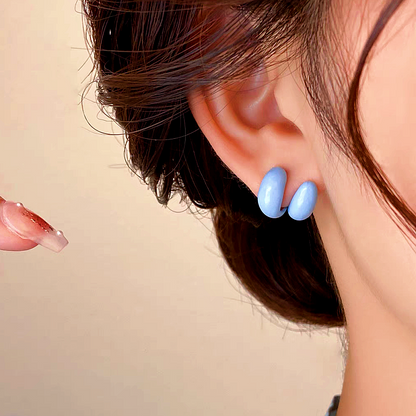 14K Gold-plated Double C Earrings