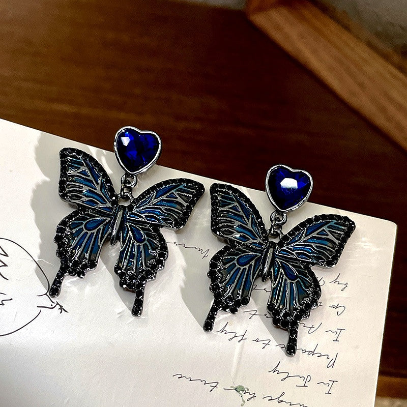 14K Gold-plated Elegant Butterfly Earrings