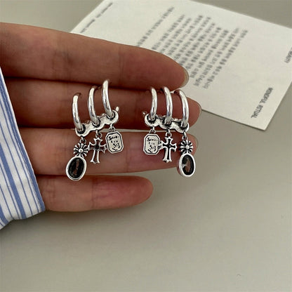 14K Gold-plated Elegant Multi-Layered Earrings