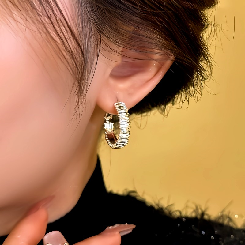 14K Gold-plated Hoop Earrings