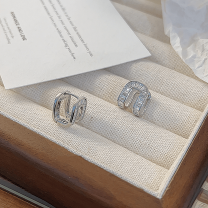 14K Gold-plated Luxury U-Shaped Earrings