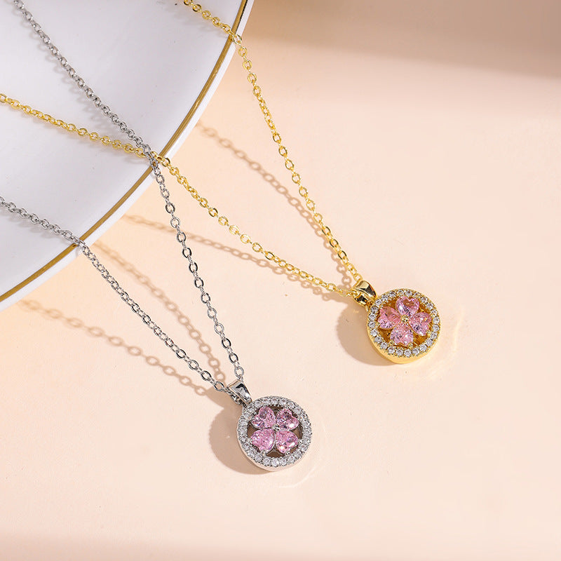 14K Gold Plated Micro-Diamond Necklaces