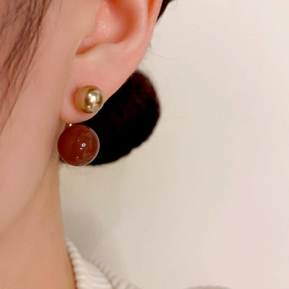 14K Gold Plated Oil Drop Earrings