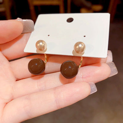 14K Gold Plated Oil Drop Earrings