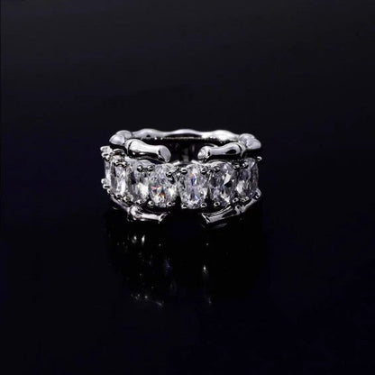 14K Gold Plated Zircon Adjustable Rings(2 Pcs)