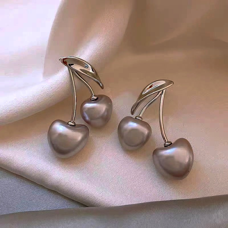 18K Gold-Plated Elegant Cherry Earrings