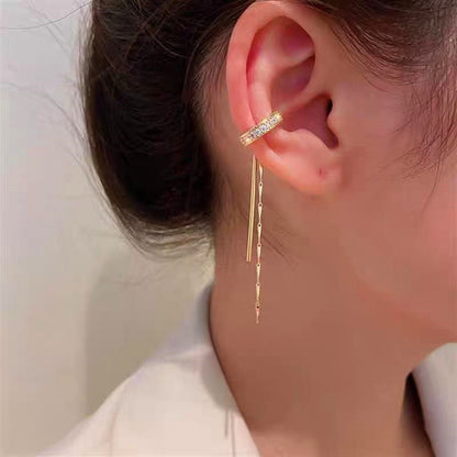 Niche Design Zircon Ear Bone Clips ( 1 Pair )