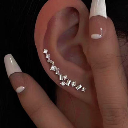 Silver Plated Zircon Diamond Crawlers