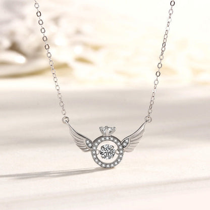 Sterling Silver Angel Wings Necklace