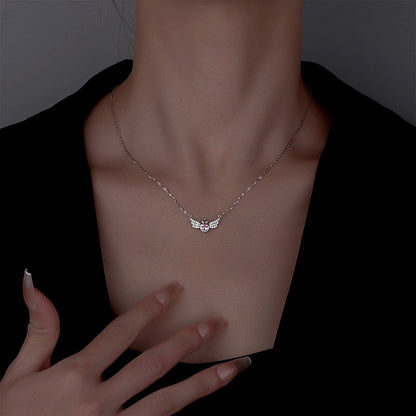 Sterling Silver Angel Wings Necklace
