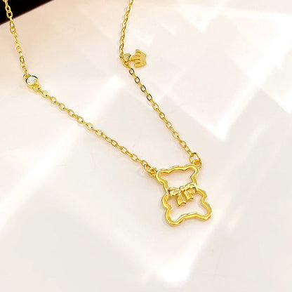 Sterling Silver Bear Necklaces