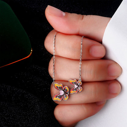 Sterling Silver Butterfly Necklace