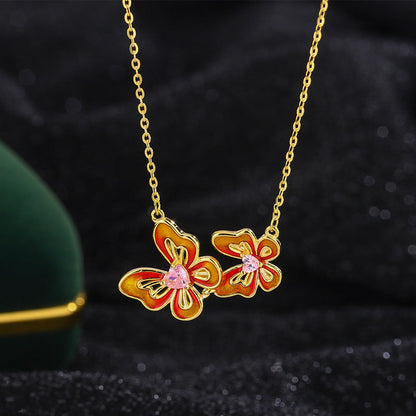 Sterling Silver Butterfly Necklace