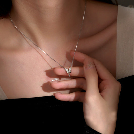 Sterling Silver Butterfly Necklace