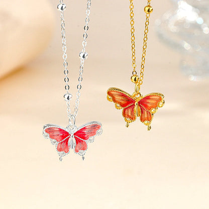 Sterling Silver Butterfly Necklaces