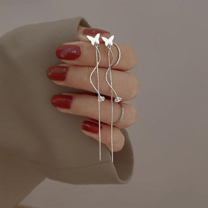Sterling Silver Butterfly Earrings