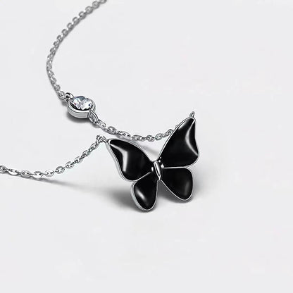 Sterling Silver Color Changing Butterfly Necklaces