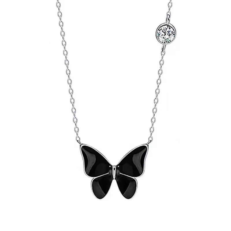 Sterling Silver Color Changing Butterfly Necklaces