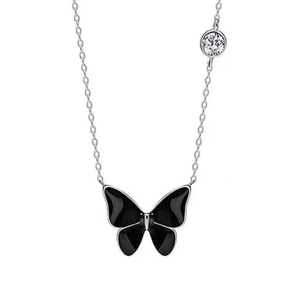 Sterling Silver Color Changing Butterfly Necklaces