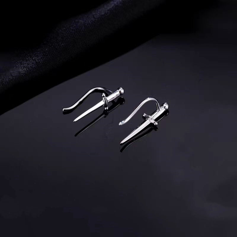 Sterling Silver Cross Earrings