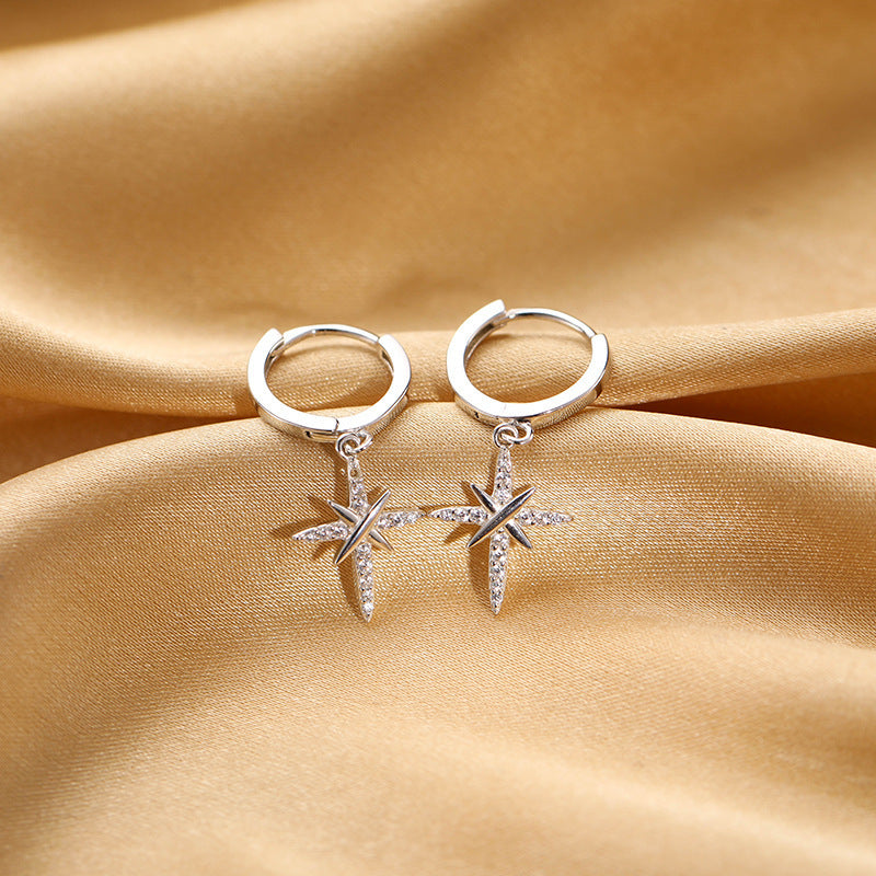 Sterling Silver Cross Earrings