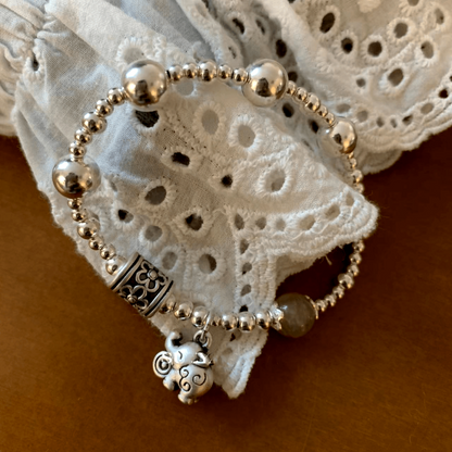 Sterling Silver Cute Elephant Bracelets