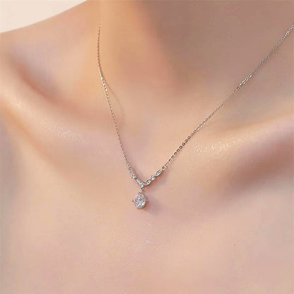 Sterling Silver Diamond Necklaces