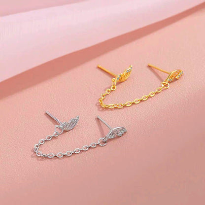 Sterling Silver Elegant Butterfly Earrings