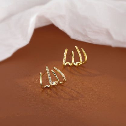 Sterling Silver Elegant Studs