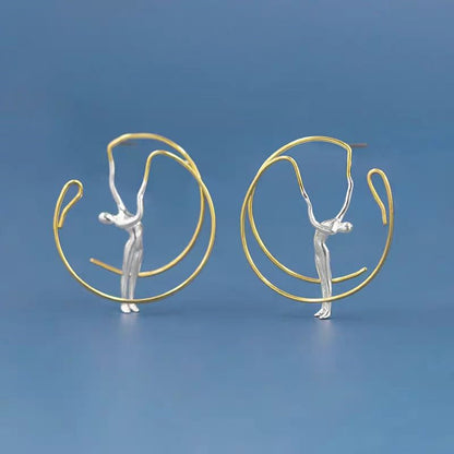 Sterling Silver Fireworks Dancer Earrings