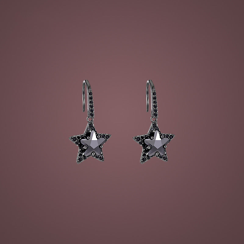 Sterling Silver Star Earrings