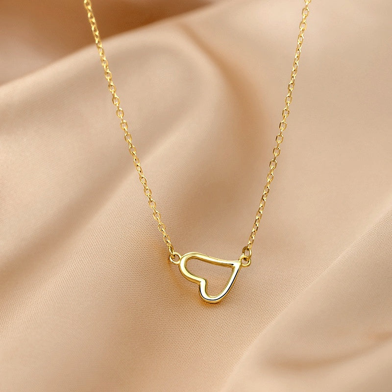 Sterling Silver Heart-Design Necklaces