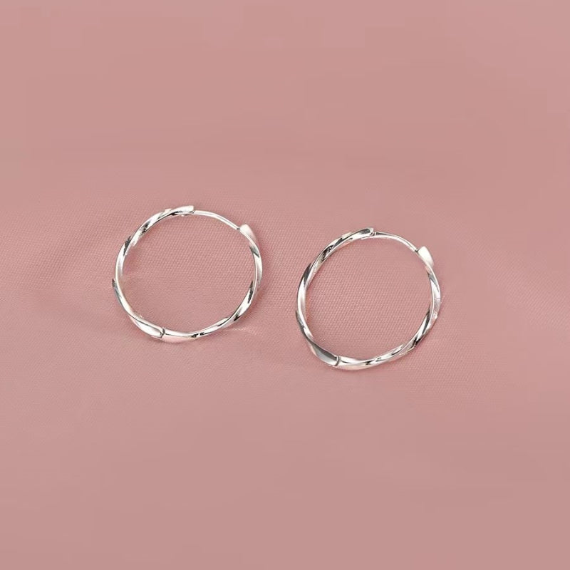 Sterling Silver Hoop Earrings