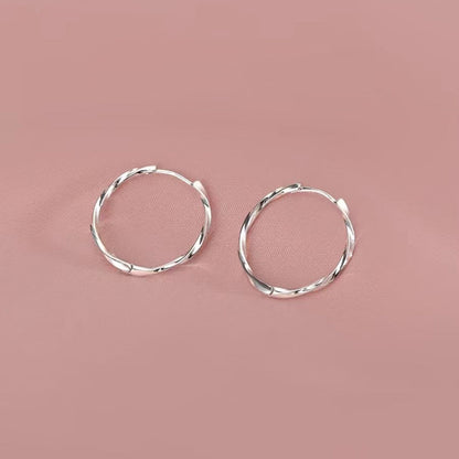 Sterling Silver Hoop Earrings